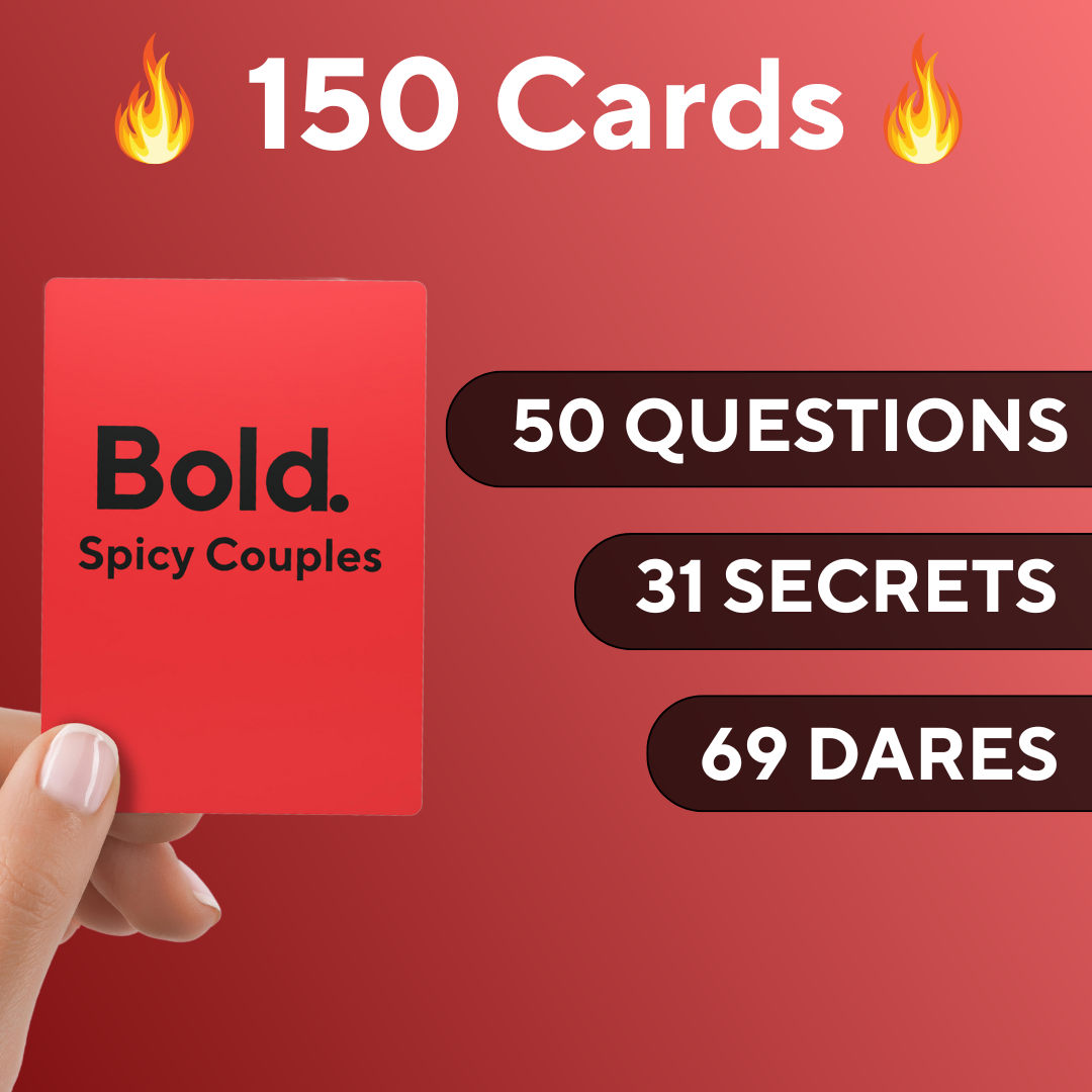 Spicy Couples - Naughty Fun Couples Game for Date Night: 150 Spicy Dares, Secrets, and Questions